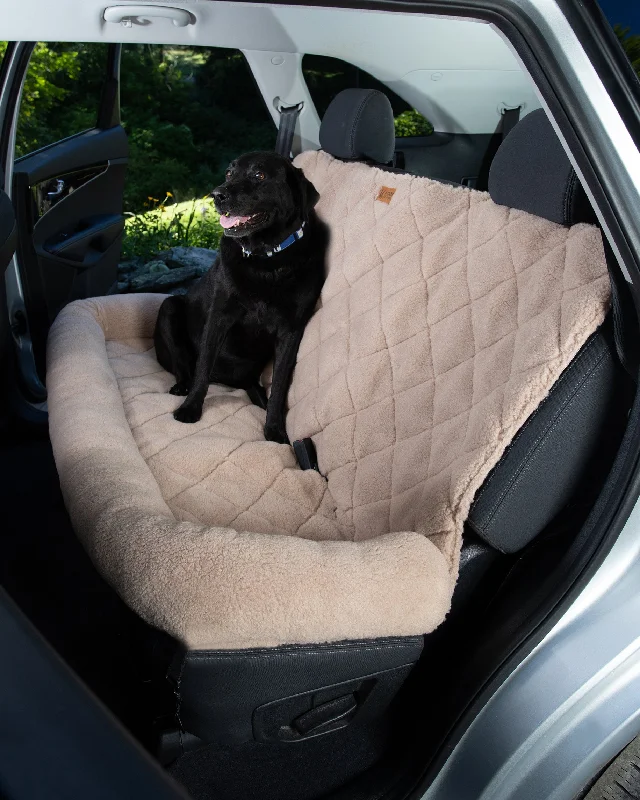 NEW! Shearling Back Seat Protector with Headrest