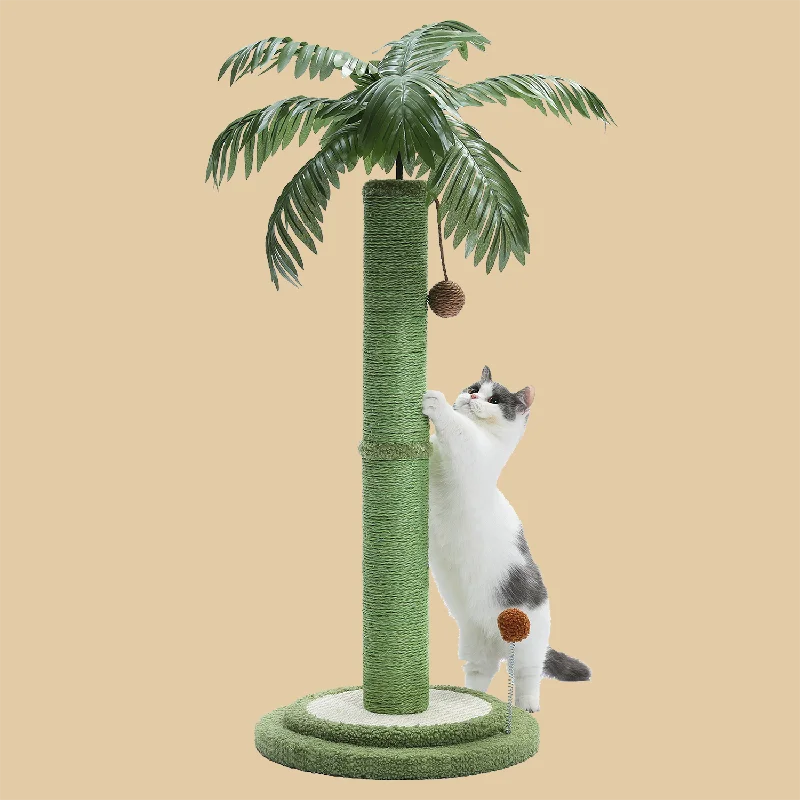 PAWZ Road Interactive 33" Tall Sisal Covered Large Cat Scratching Post