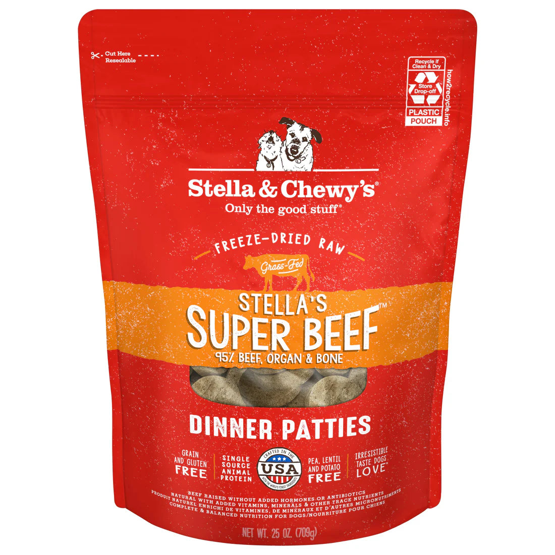 Stella & Chewy Freeze Dried Dog Food - Beef