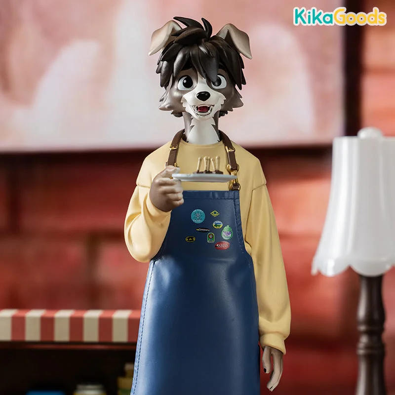 Cafe & Rest Dog Series Large Limited Edition Figure