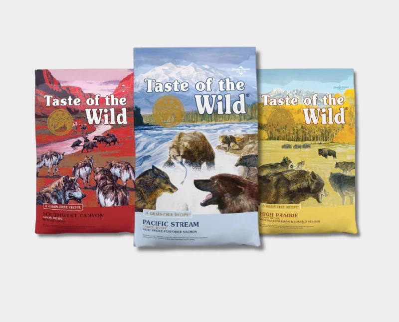 Taste of the Wild Ancient Grain Dog Food - Mountain, Pacific Stream, Wild Prairie, Wetlands