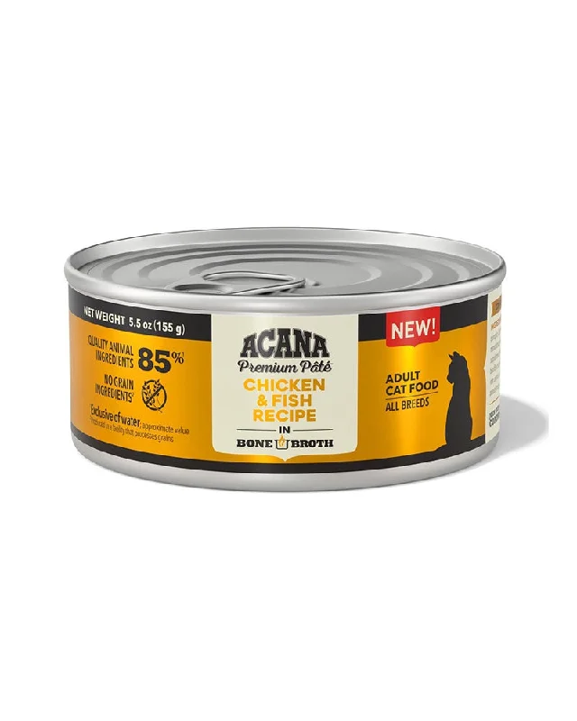 Acana Premium Pate - Chicken & Fish Recipe Wet Cat Food 5.5oz