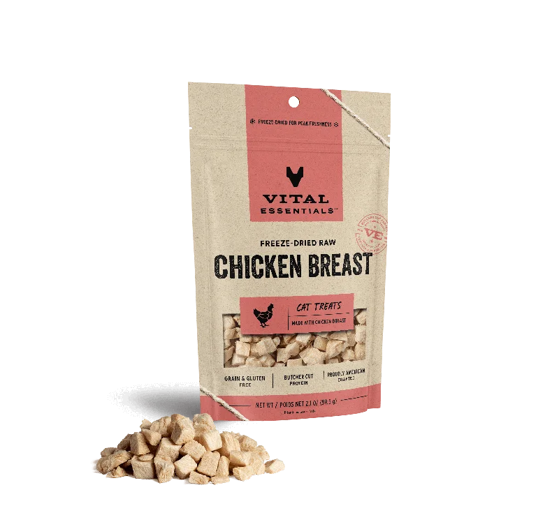 Vital Essentials Cat Freeze Dried Chicken Breast Treat 2.1oz