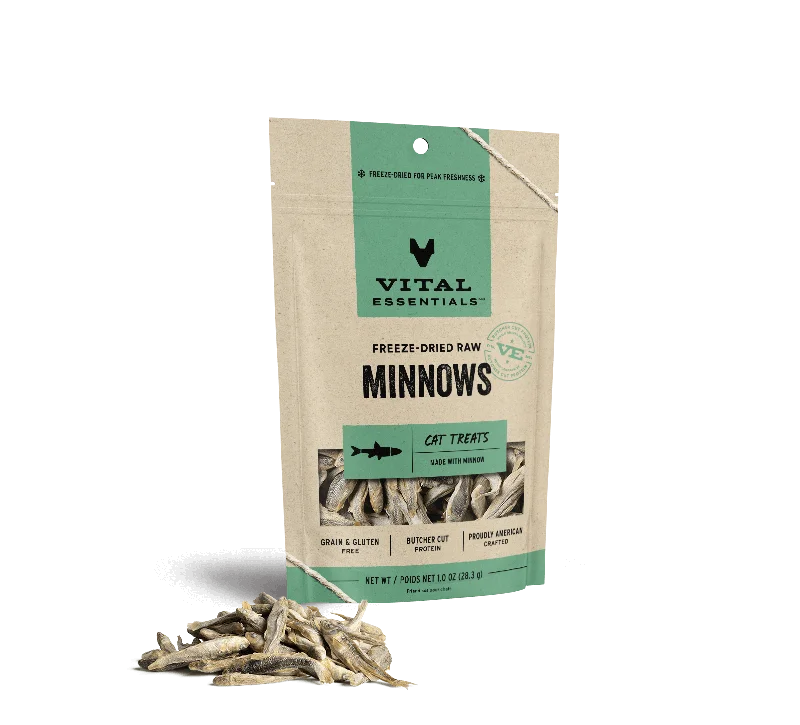 Vital Essentials Cat Freeze Dried Minnows Treat 1oz