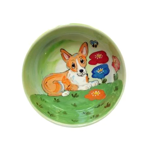 Corgi 2 Dog Bowl