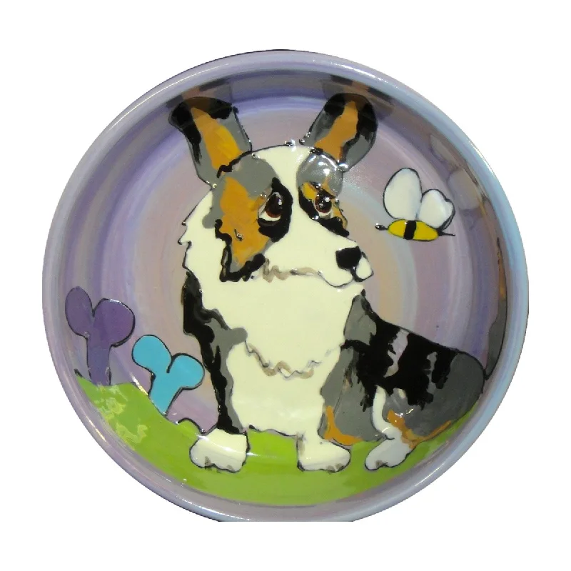 Corgi 4 Dog Bowl