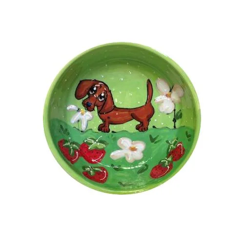 Dachshund 2 Dog Bowl