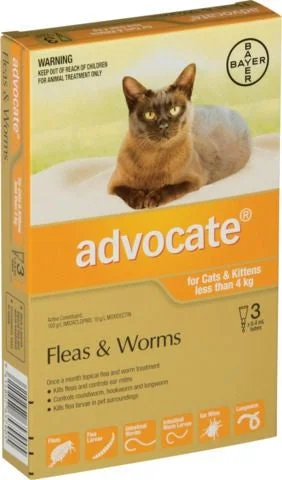 Advocate Flea Treatment For Cats Under 4kg