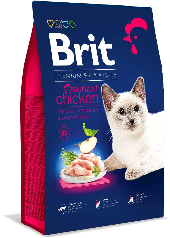 BRIT PREMIUM by Nature Sterilised Cat, piletina, 300g