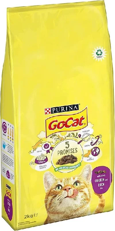 Go-Cat Adult Chicken & Duck Dry Cat Food 2kg