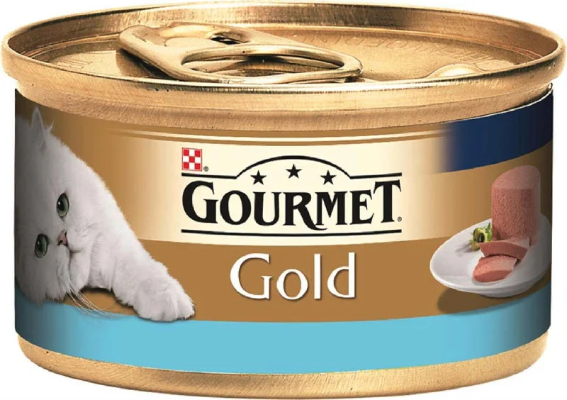 GOURMET Gold Mousse conservă pentru pisici, cu Ton 85g