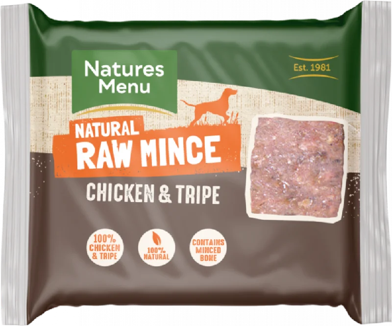 Natures Menu - Raw Frozen Blocks - Chicken & Tripe - 400g