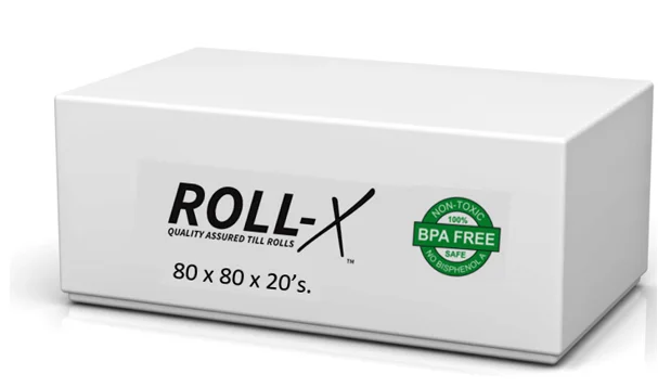 Thermal Till Rolls BPA FREE by Roll-X (Size 80x80)