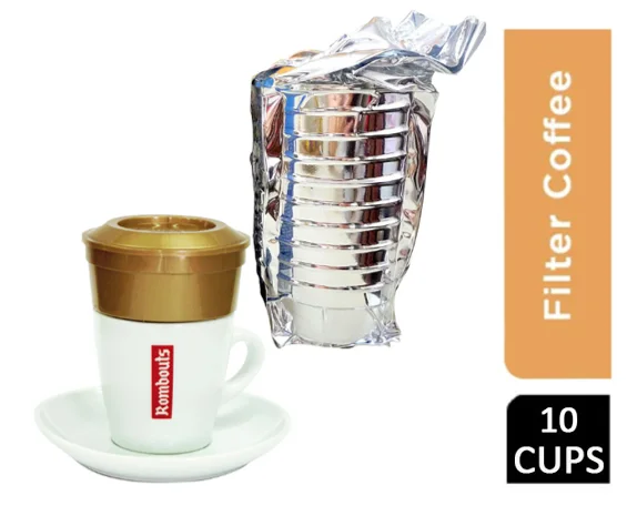 Rombouts Original Medium Roast Individual Coffee & Filters 10