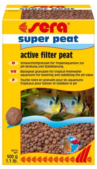 SERA Super Peat Turbă granulată pentru acvariu 500g