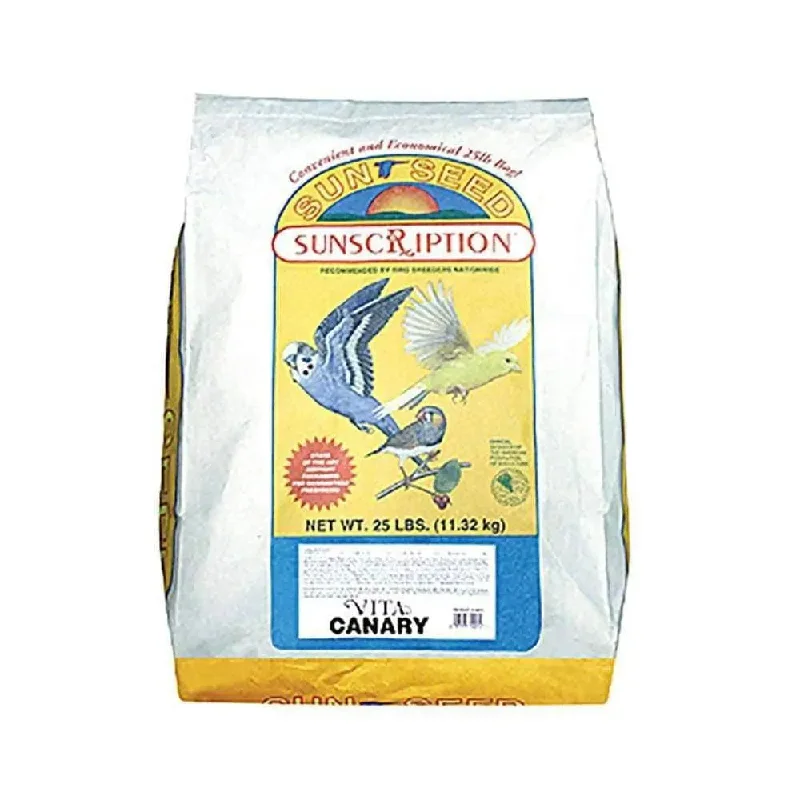 Sunseed® Vita Sunscription® Canary Diet Birds Food 25 Lbs