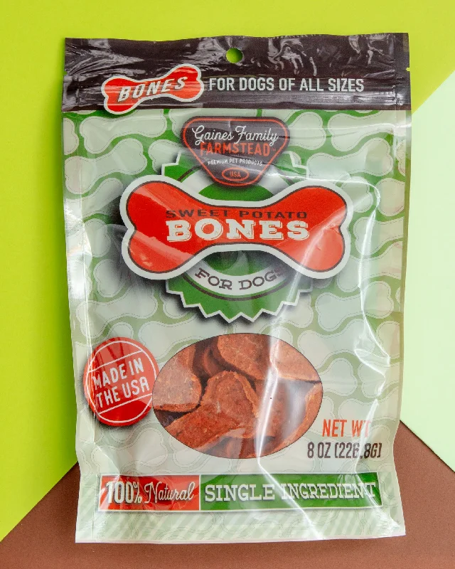 Sweet Potato Bone Treats for Dogs (Made in the USA)