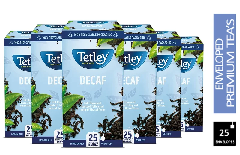 Tetley Decaf Individually Wrapped Enveloped 25's