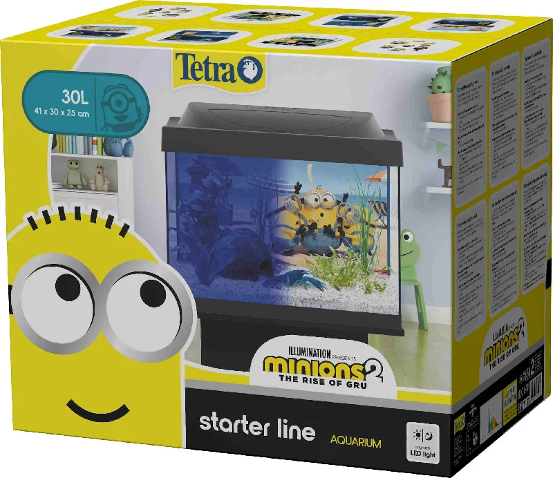 TETRA Starter Line LED Minions acvariu 30L, 41x30x25cm