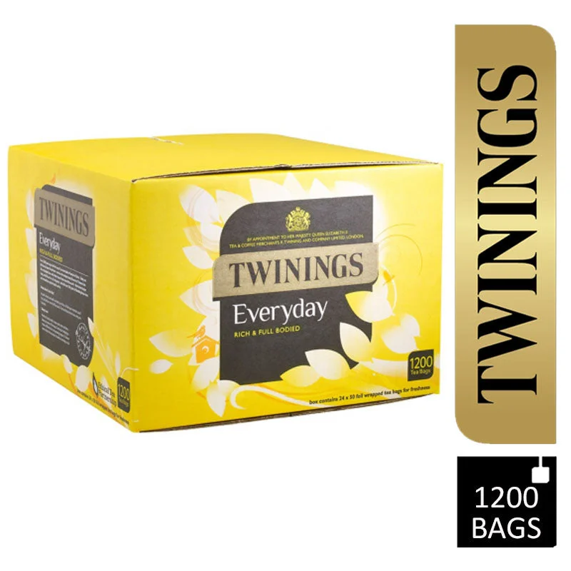 Twinings Everyday Tea Bag (Pack of 1200 Bags)