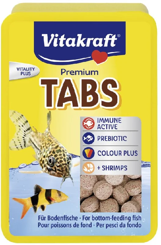 VITAKRAFT TABS Feeding Tablets, Hrană pt peşti sub formă de tablete 100 buc