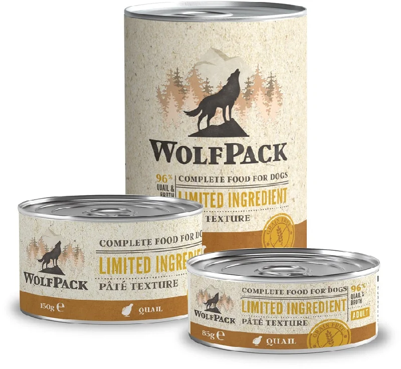 WOLFPACK, Limited Ingredient, prepelica, pašteta, bez žitarica